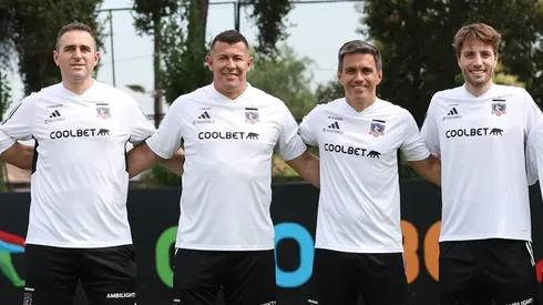 El cuerpo técnico de Jorge Almirón en Colo Colo.
