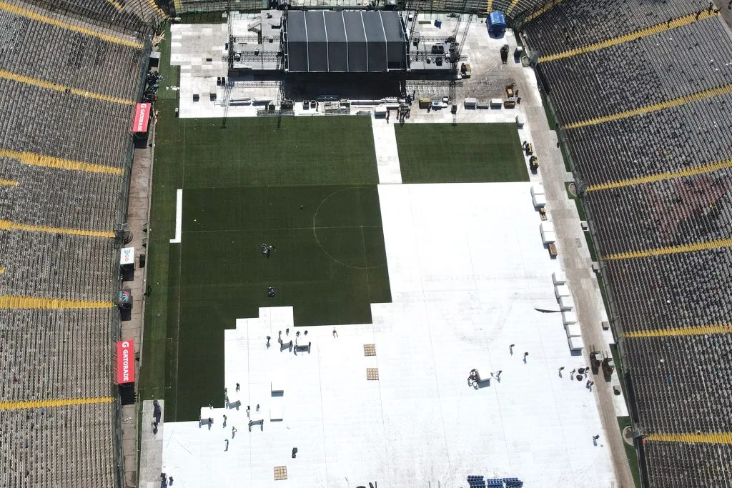 Este año Colo Colo sí tiene medidas efectivas para cuidar la cancha ante conciertos | Fotografía de archivo de 2023: Photosport