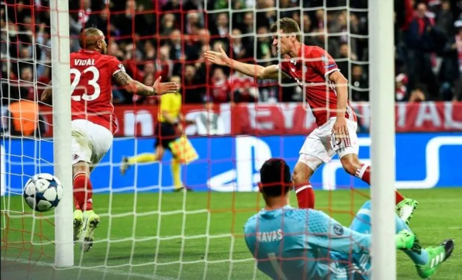 Vidal le anotó a Keylor Navas cuando jugaba en el Bayern Múnich | Foto: Diez.hn