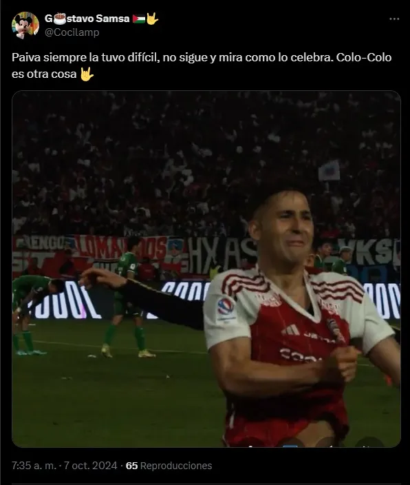 La celebración de Paiva no pasó desapercibida en redes sociales