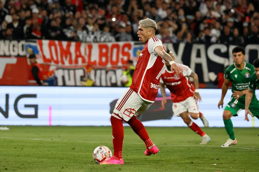 Carlos Palacios inició la remontada de Colo Colo. Imagen: Dragomir Yankovic/Photosport