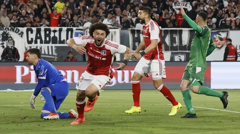 Maximiliano Falcón le dio la victoria a Colo Colo. | Imagen: Photosport.