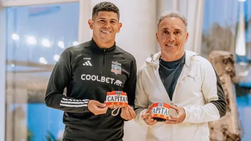 Marcelo Espina agradeció el homenaje de Esteban Pavez.