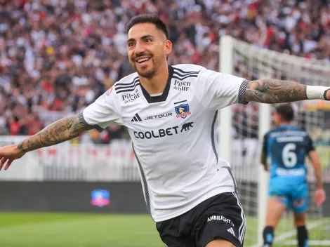 Esteban Paredes le pone tarea a Javier Correa en Colo Colo