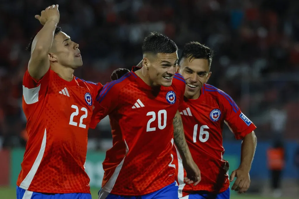 Lucas Cepeda en la Selección Chilena. (Foto: Photosport)