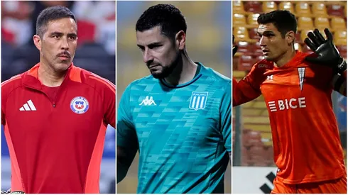 Claudio Bravo, Gabriel Arias y Matías Dituro