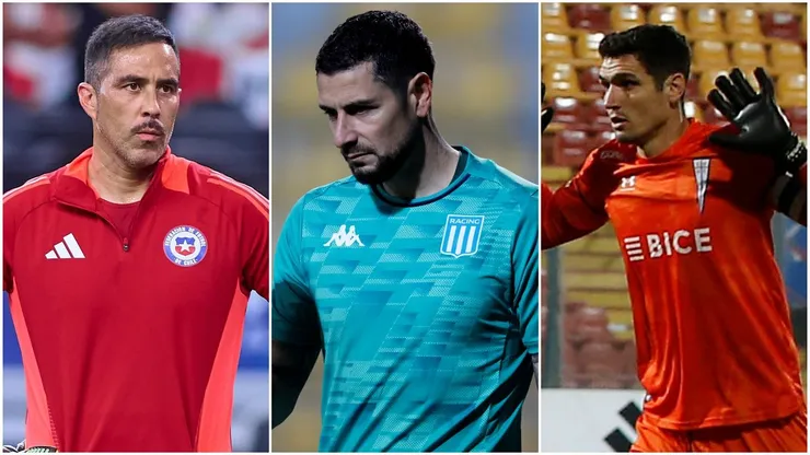 Claudio Bravo, Gabriel Arias y Matías Dituro