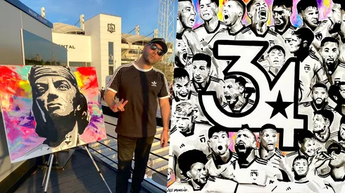 Ale Moreno tendrá sus pinturas en el museo de Colo Colo.