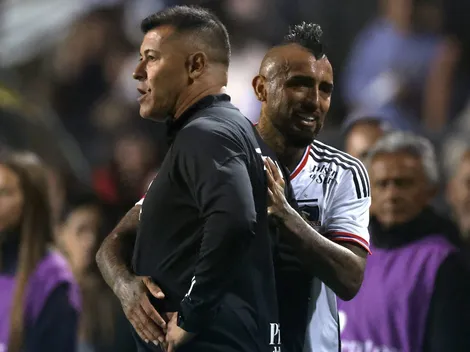 Almirón detalla las virtudes de Vidal en el camarín albo