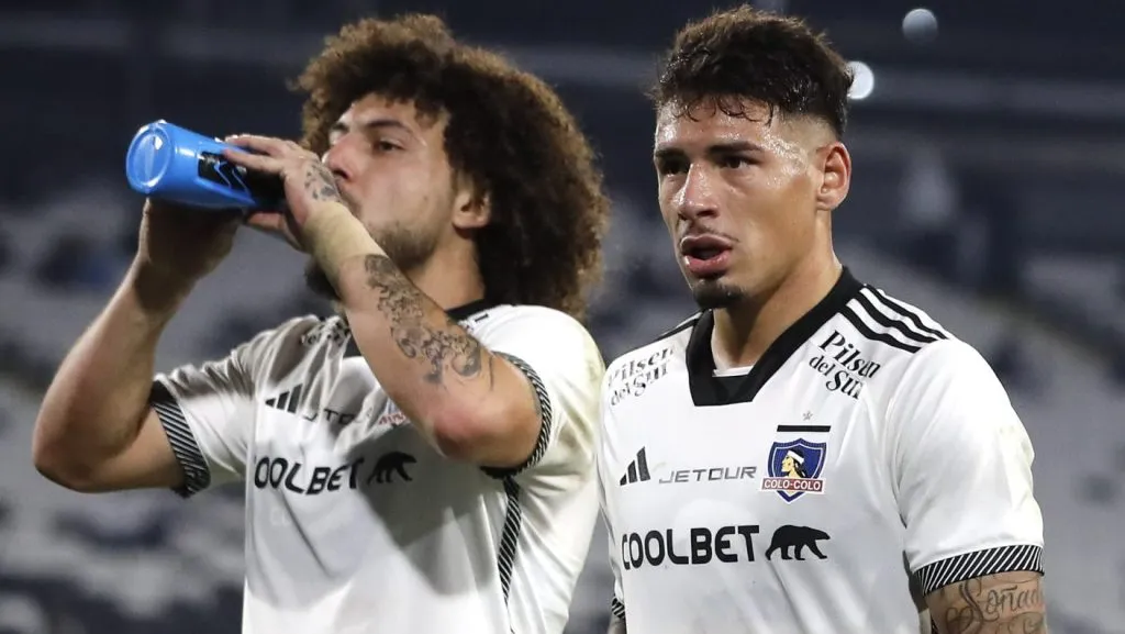 Maximiliano Falcón y Alan Saldivia, dos de los extranjeros de Colo Colo