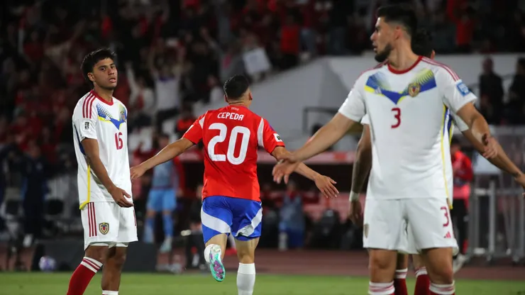 Lucas Cepeda marca su doblete para el 4 a 2 de Chile vs Venezuela.