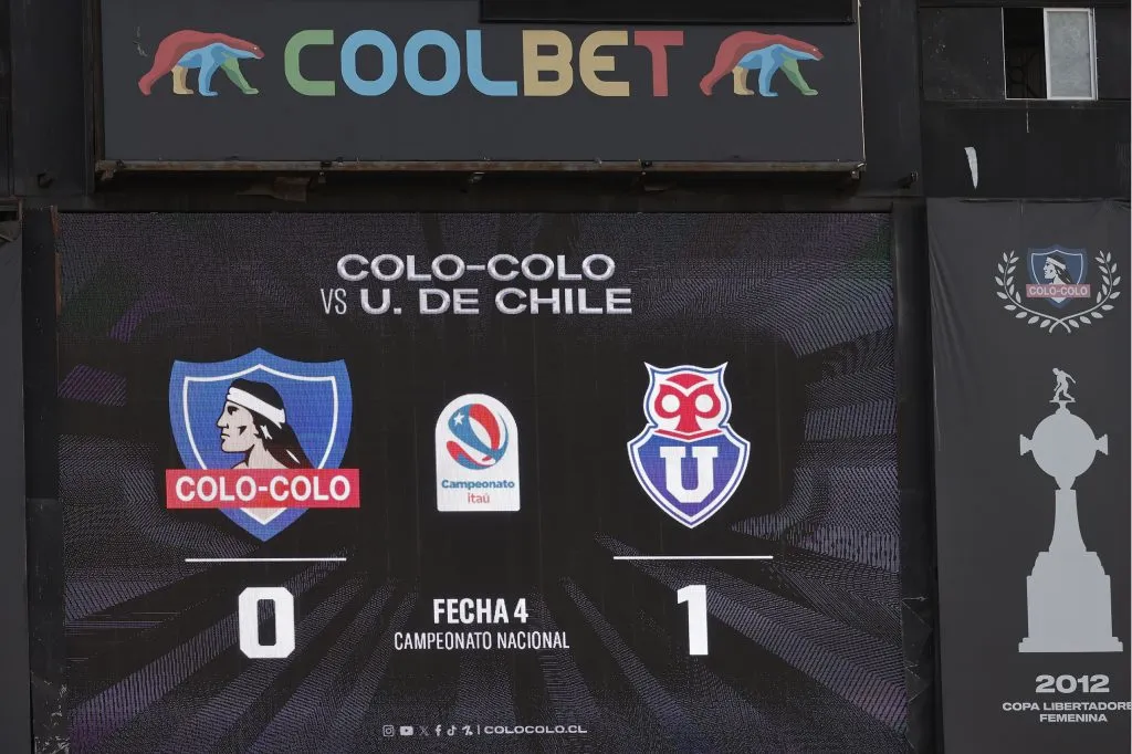 Colo Colo 0-1 U. de Chile | Foto: Photosport