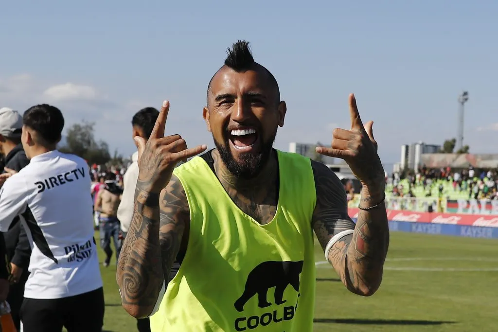 Arturo Vidal recibió elogios por parte de Daniel Morón | Foto: Photosport