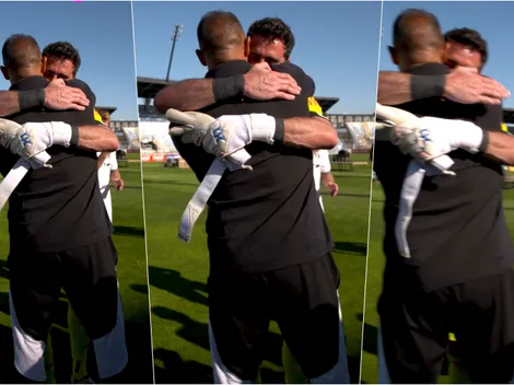 El emotivo momento de Almirón y de Paul en celebración de Colo Colo