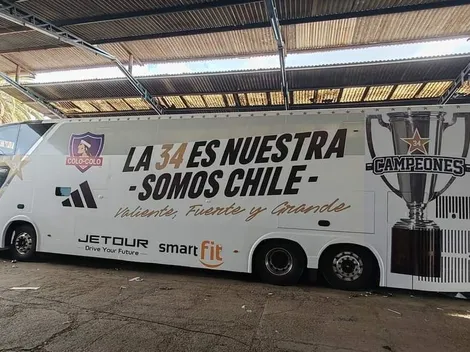 El especial bus que traslada a Colo Colo Campeón