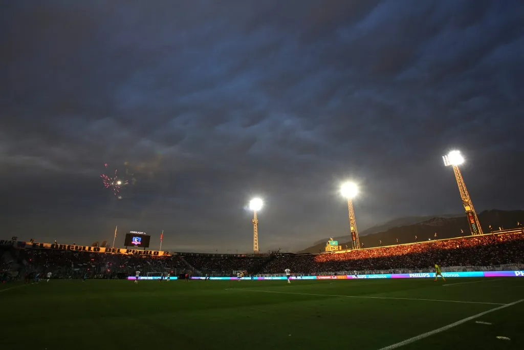 El Estadio Monumental para el partido de Colo Colo vs Deportes Iquique. (Foto: Photosport)