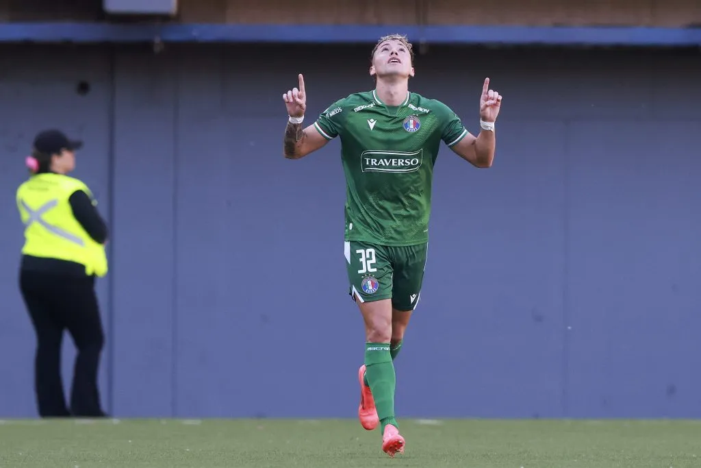Luciano Arriagada tuvo una gran tarde con la camiseta de Audax