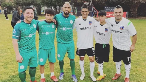 Rodolfo Madrid se ganó la titularidad en Colo Colo Leyendas vs River.