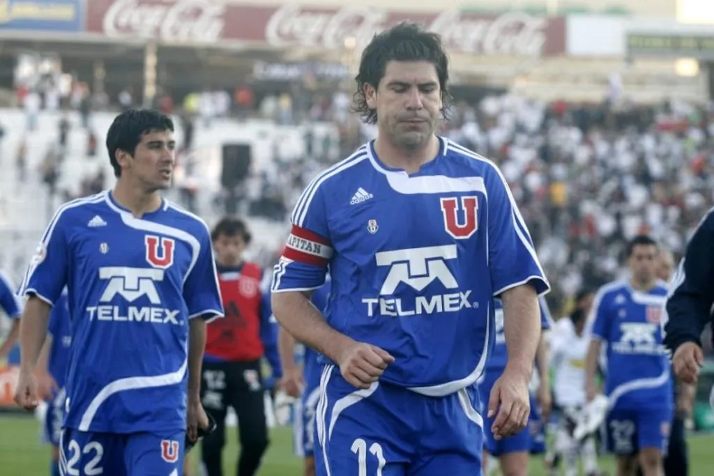 Marcelo Salas jugando su último Superclásico en el Monumental