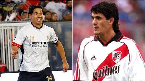 Matías Fernández y Ariel Ortega.