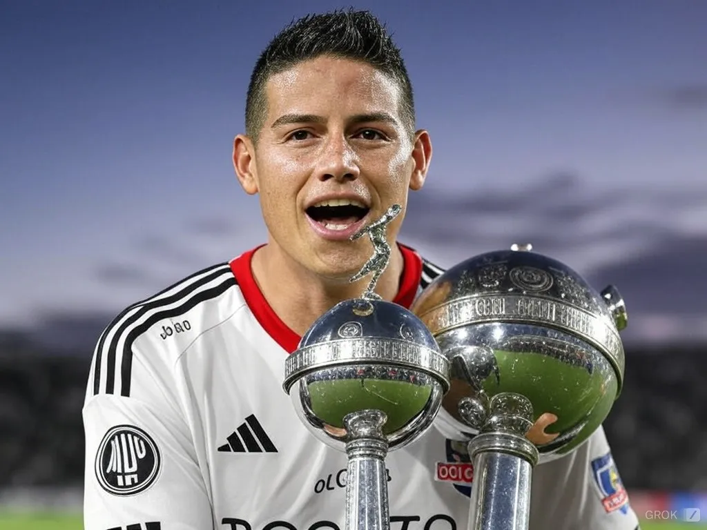 James Rodríguez gana la Libertadores con el Cacique.
