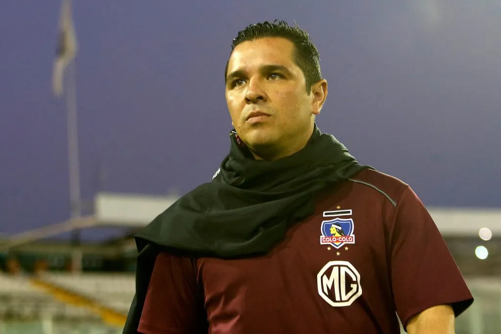 Héctor Tapia toma fuerza para ser el jefe del Fútbol Joven de Colo Colo. Imagen: Marcelo Hernandez/Photosport