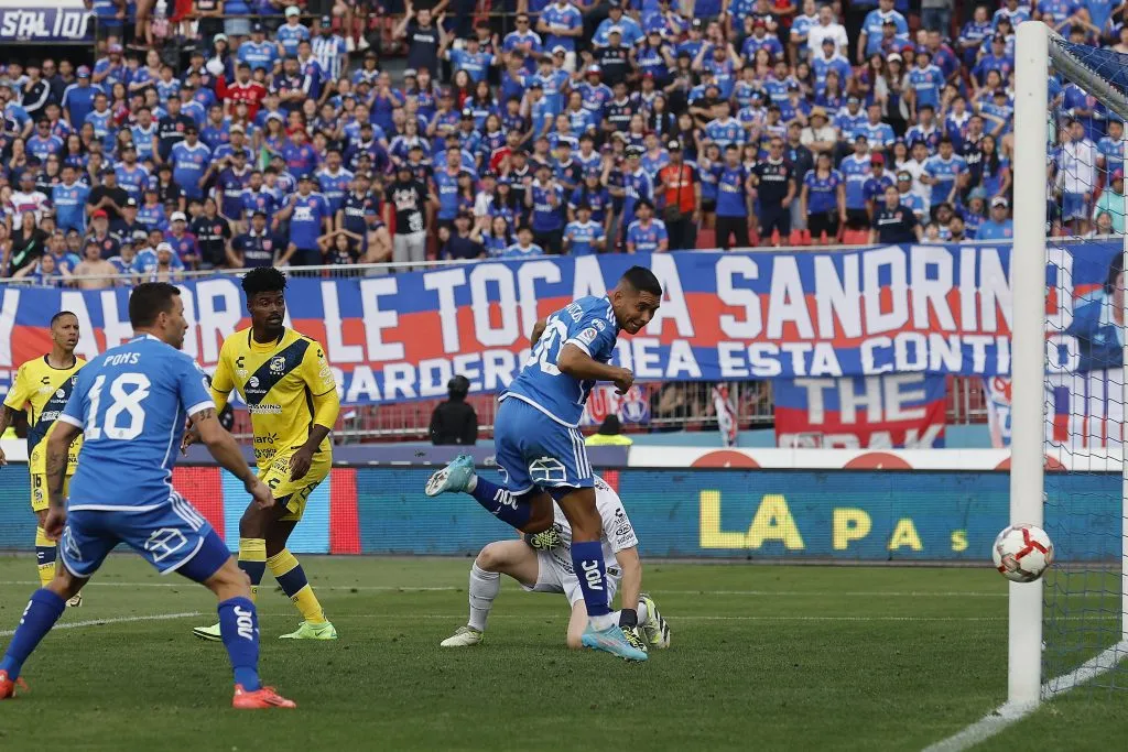Cristián Palacios en la Universidad de Chile. (Foto: Photosport)