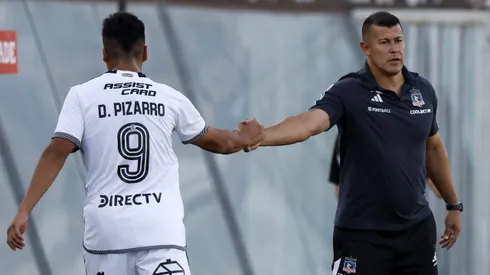 Damián Pizarro y Jorge Almirón en Colo Colo