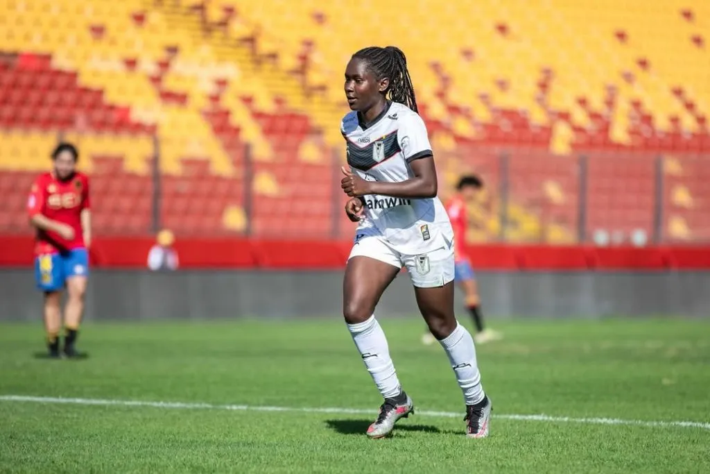 Mary Valencia en 2024 anotó 16 goles en Santiago Morning | Foto: Instagram Mary Valencia