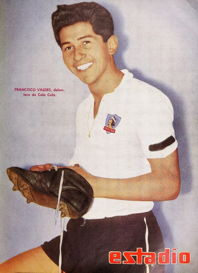 Francisco Chamaco Valdés, convirtió dos goles por Colo Colo en Nochebuena. 