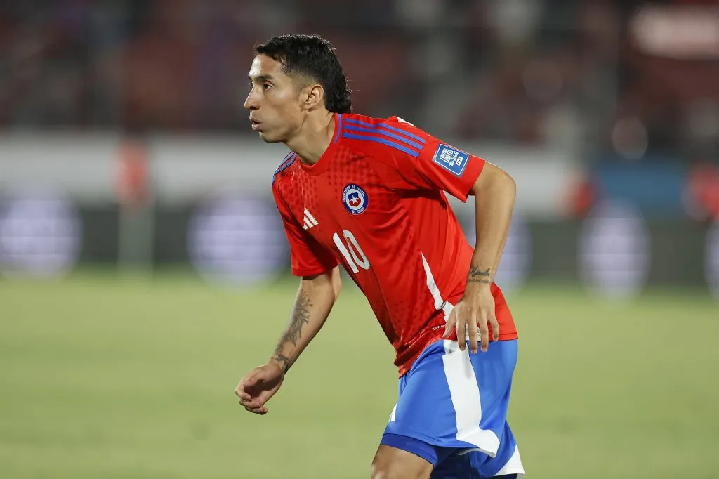 Luciano Cabral en su debut con la Selección Chilena. (Foto: Photosport)