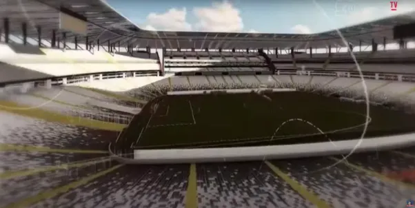 Una de las imágenes referenciales que usó Colo Colo, pero que no es la maqueta oficial | Foto: Youtube Colo Colo