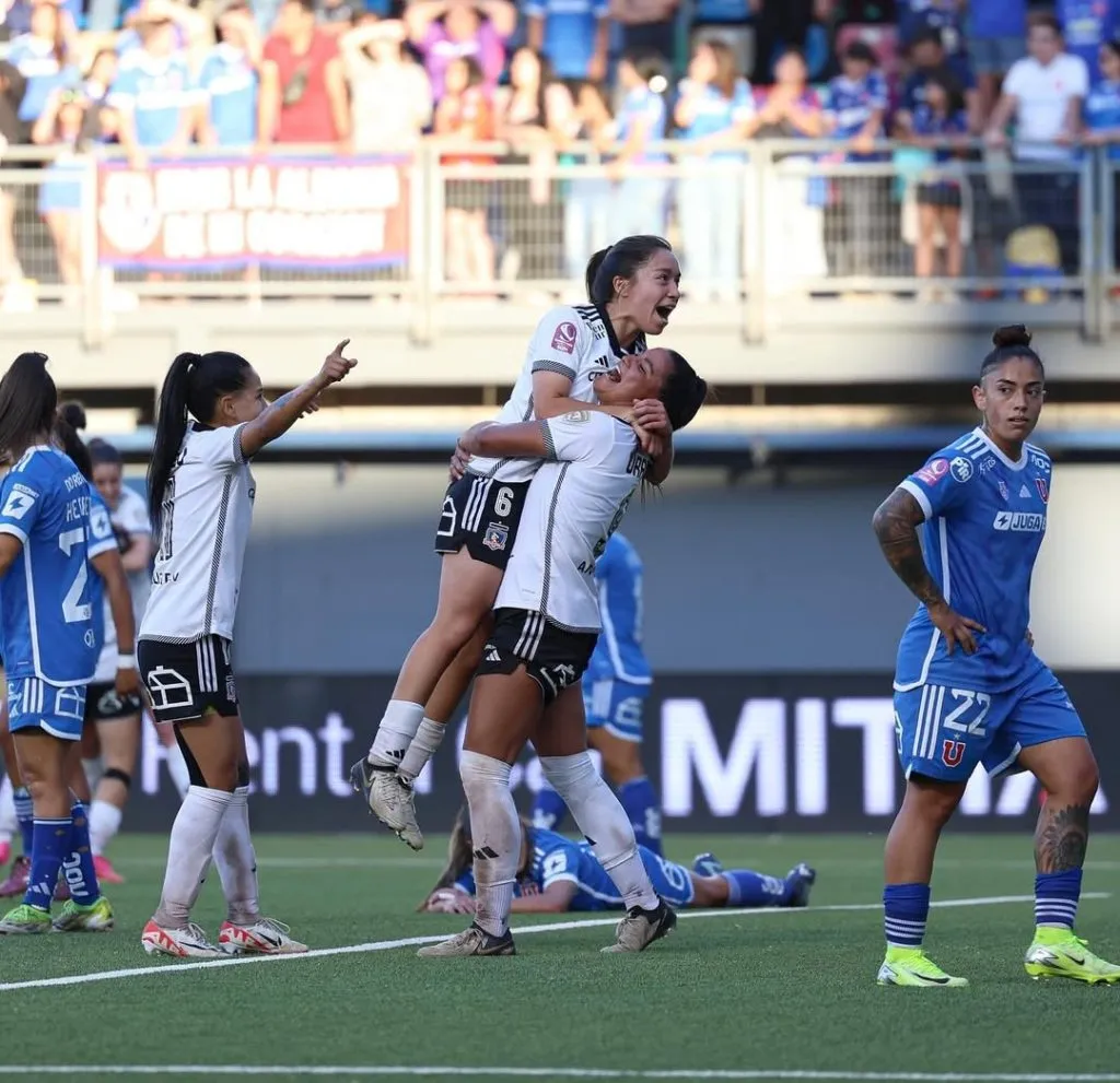 María José Urrutia con Yastin Jiménez. (Foto: colocolofemenino)