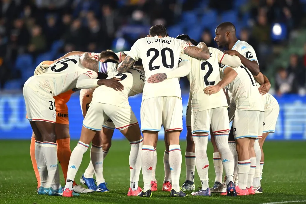 Jugadores del Real Valladolid. (Foto: Getty Images)