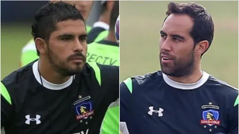Miguel Riffo y Claudio Bravo.