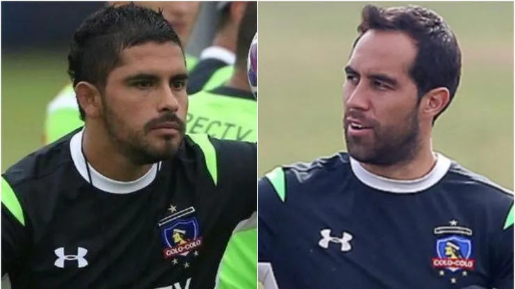 Miguel Riffo y Claudio Bravo.