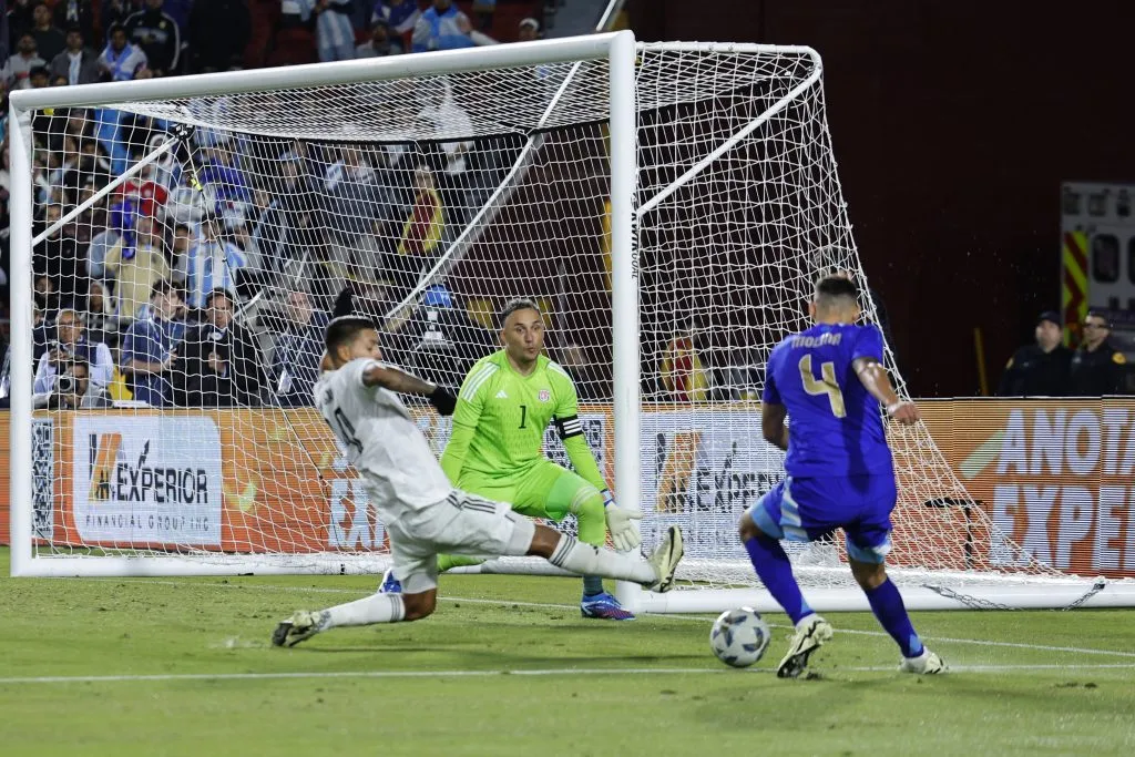 Keylor Navas en amistoso de Costa Rica vs Argentina. (Foto: Getty Images)