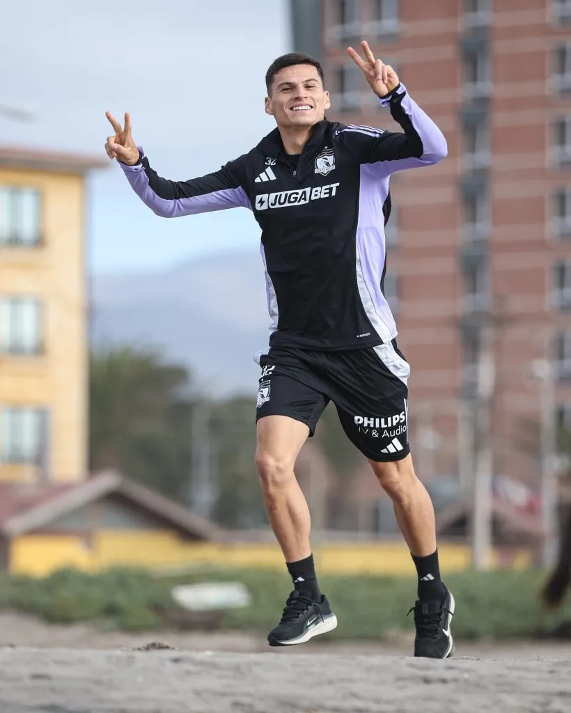 Lucas Cepeda en la pretemporada. (Foto: Colo Colo)