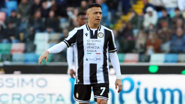 Alexis Sánchez ingresó a los 80 minutos en el empate 2-2 de Udinese ante Torino.