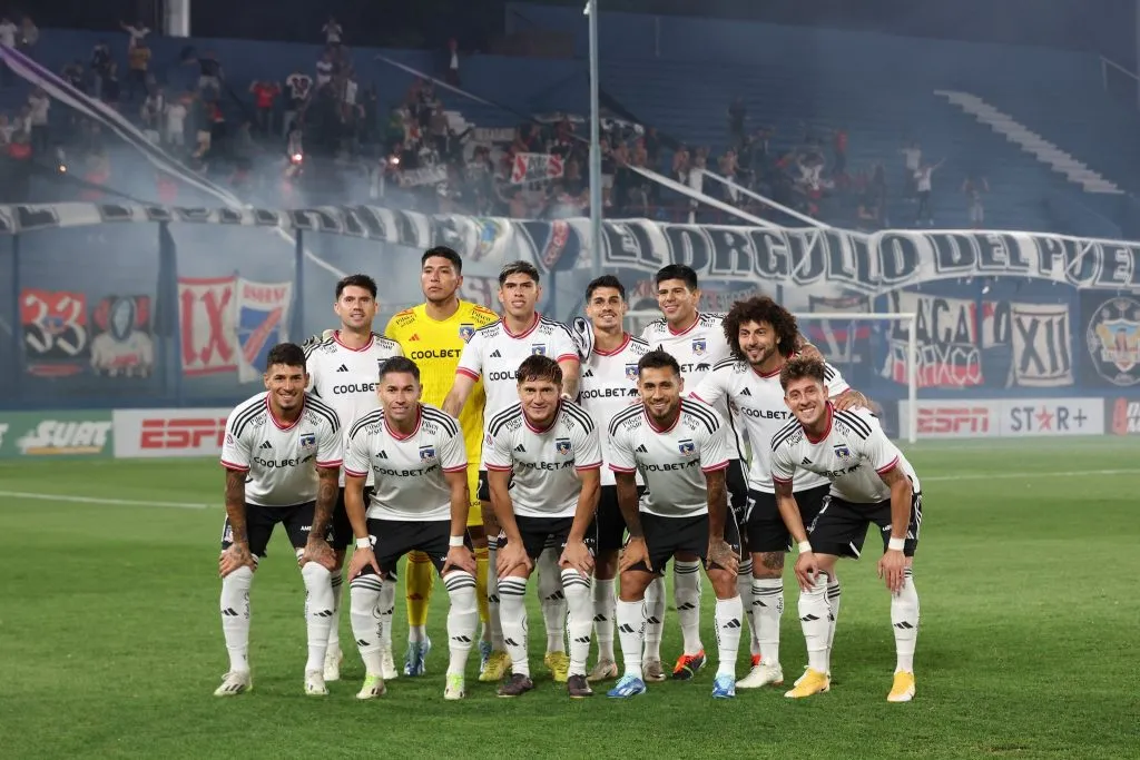 Formación de Colo Colo en el Serie Río de la Plata vs Nacional. (Foto: Colo Colo)