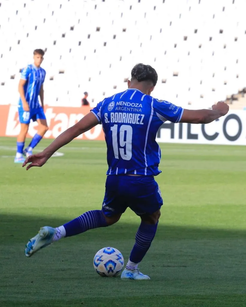 Salomón Rodríguez en Godoy Cruz. (Foto: salorodriguez0)