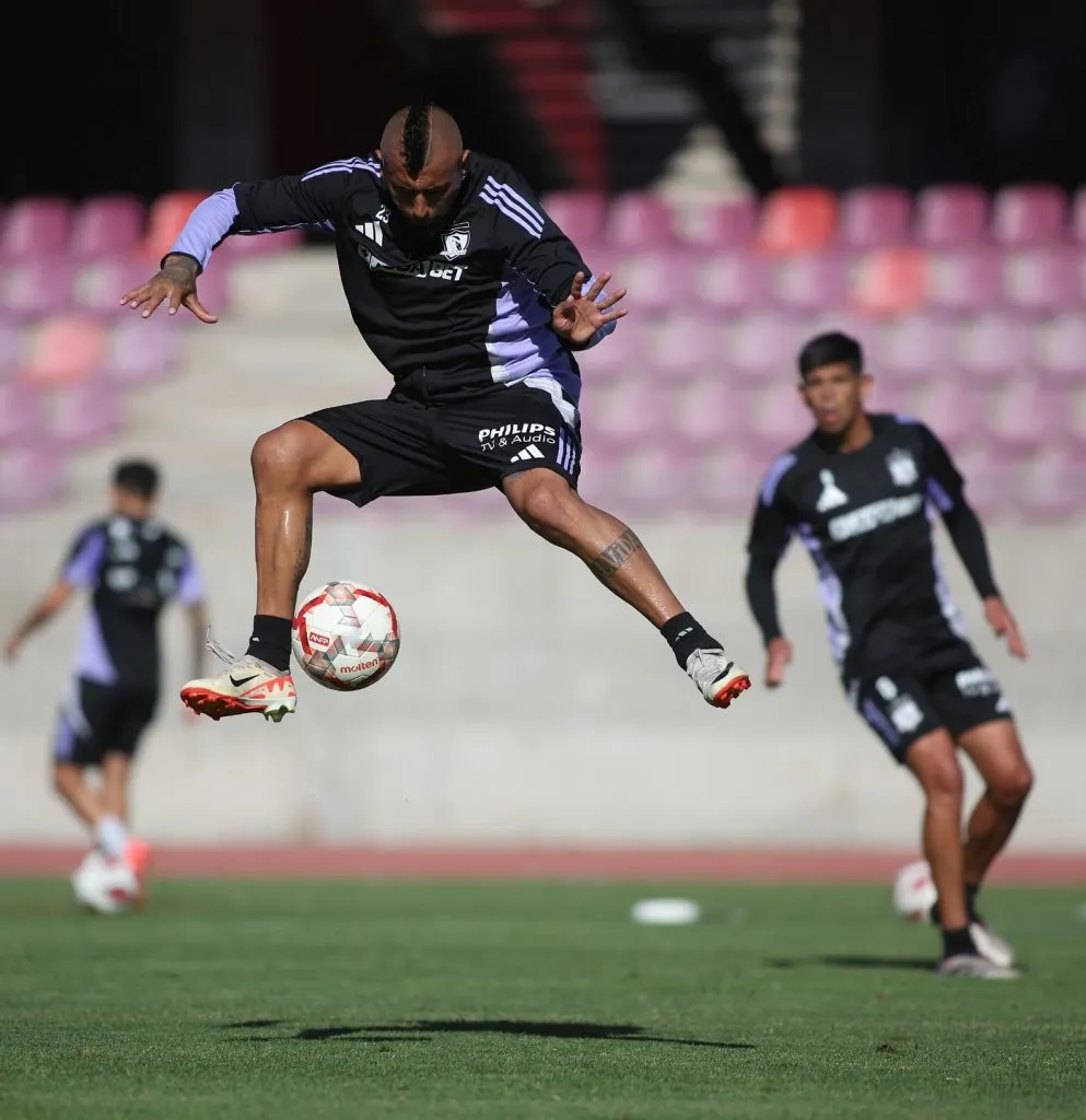 Arturo Vidal en la pretemporada. (Foto: Colo Colo)