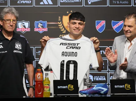 Así es la nueva tipografía con el dorsal de Aquino en Colo Colo
