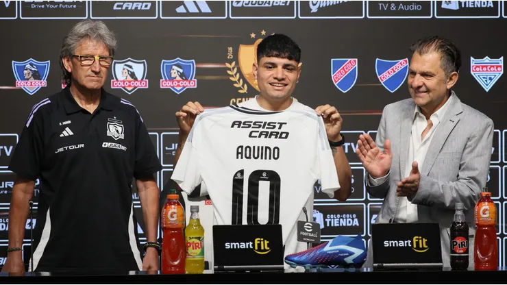 Así es la nueva tipografía con el dorsal de Aquino en Colo Colo.