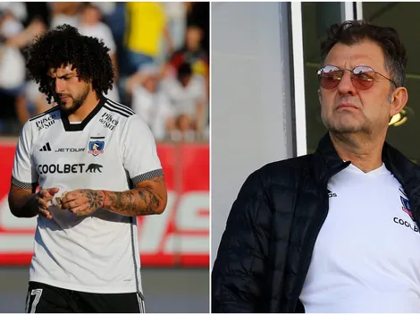 Aníbal Mosa golpea la mesa por la ausencia de Falcón en Colo Colo