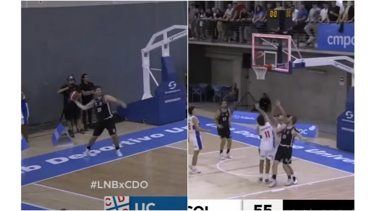 La espectacular canasta de Colo Colo Básquet ante la UC.