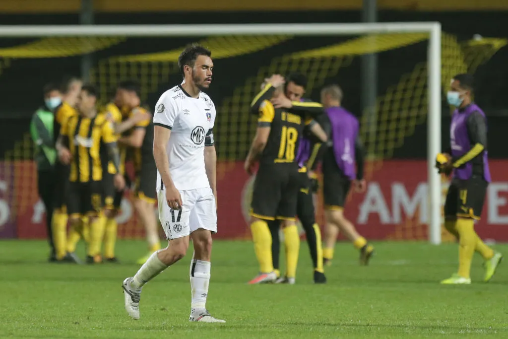 El último partido entre Colo Colo y Peñarol fue en 2020 por Copa Libertadores. Imagen: Matilde Campodónico-Pool/Getty Images
