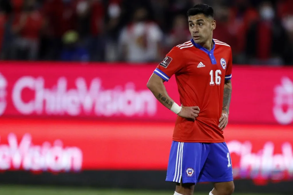 Claudio Baeza en la Selección Chilena. (Foto: Photosport)