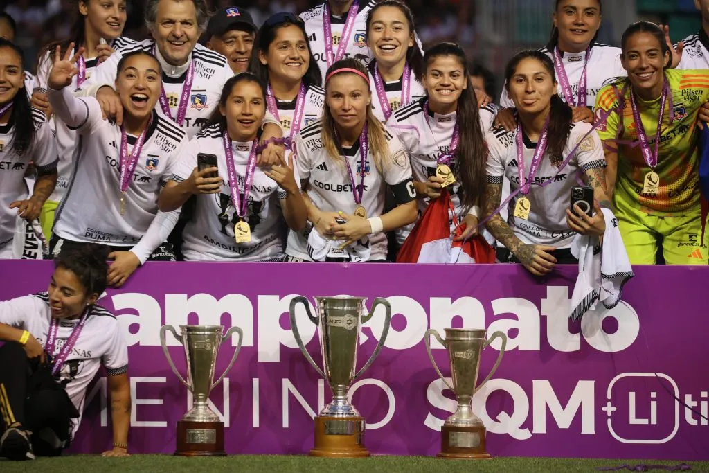 Colo Colo femenino se coronó tricampeón en el fútbol chileno. (Foto: Photosport)