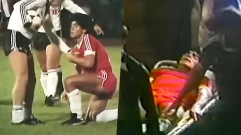 El día en que Diego Maradona visitó a Colo Colo y terminó en el hospital.